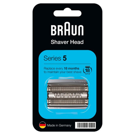 Braun 52S Replacement Foil for Series 5 shavers, ensuring a close, comfortable shave and reduced skin irritation.