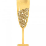 Oversized jumbo champagne glasses, 15.2 x 54.6cm, perfect for festive photo props and celebrations, pack of 2.