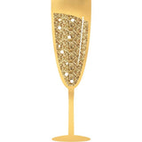 Oversized champagne glasses prop, 15.2 x 54.6cm, perfect for festive photos and celebrations, pack of 2.