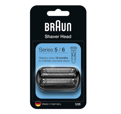 53B Cassette Series 5 replacement head for Braun Type 5762 shavers, ensuring optimal performance and comfort with easy installation.