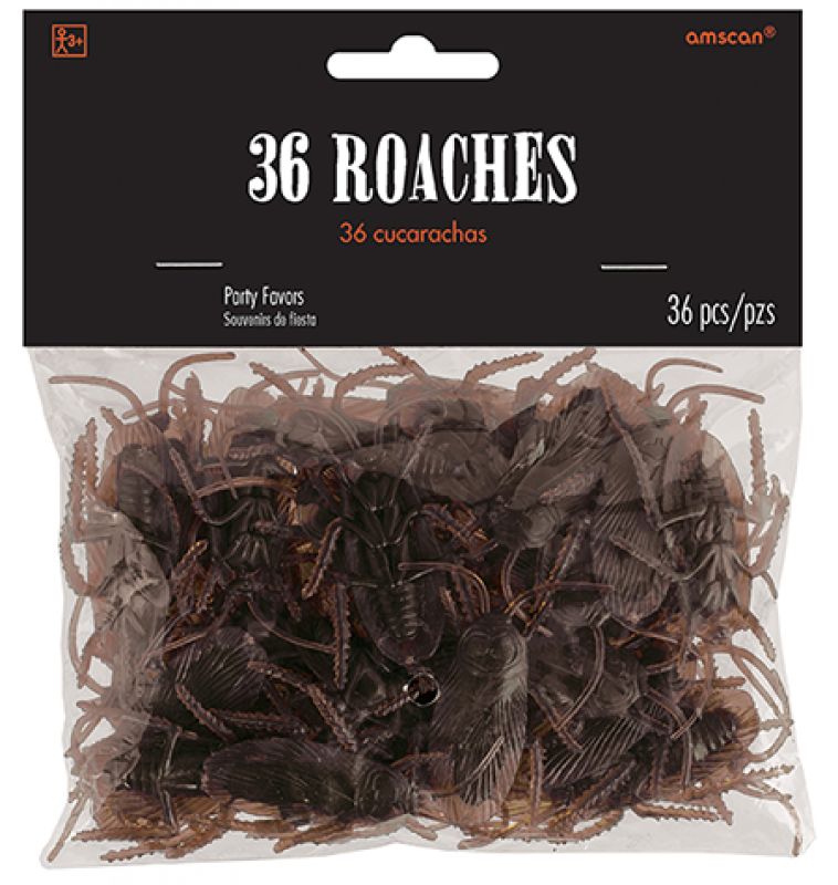 Cockroaches Favors Plastic  (Pack of 36)