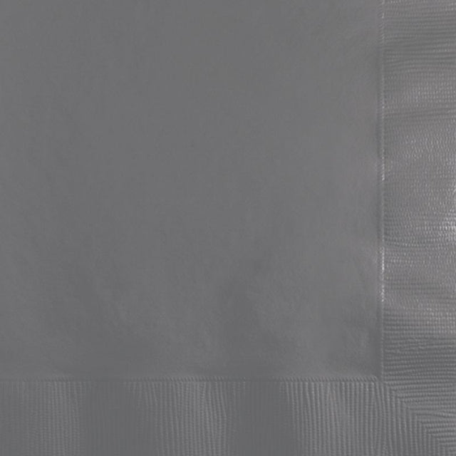 Elegant gray beverage napkins pack of 50, perfect for enhancing gatherings and special occasions.