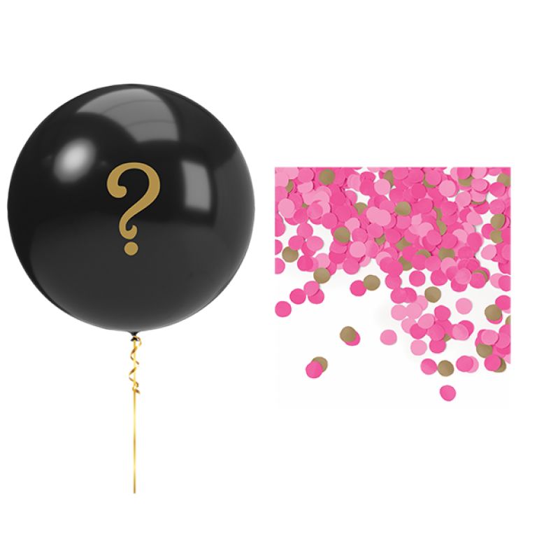Gender Reveal Balloons Pink Balloon Kit 90cm Latex Balloon