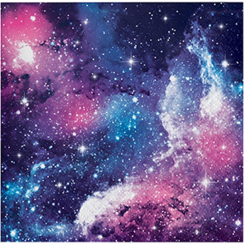 Galaxy Party Beverage Napkins  (Pack of 16)
