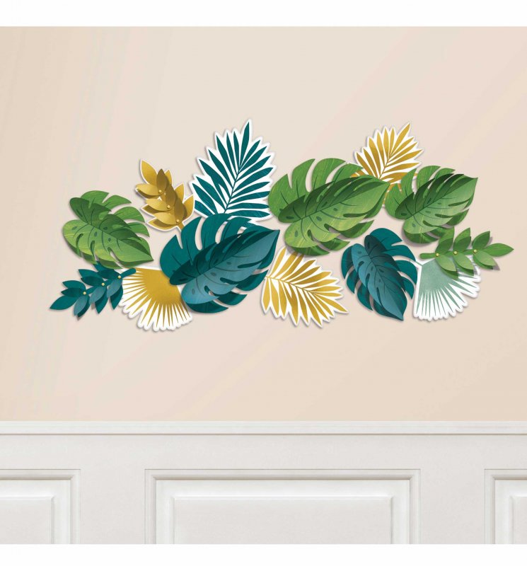 Key West Palm Leaves Wall Decorating Kit