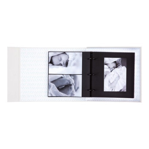 Elegant small photo album in natural cloth, featuring "The Story of You" embossed design, perfect for preserving cherished memories.