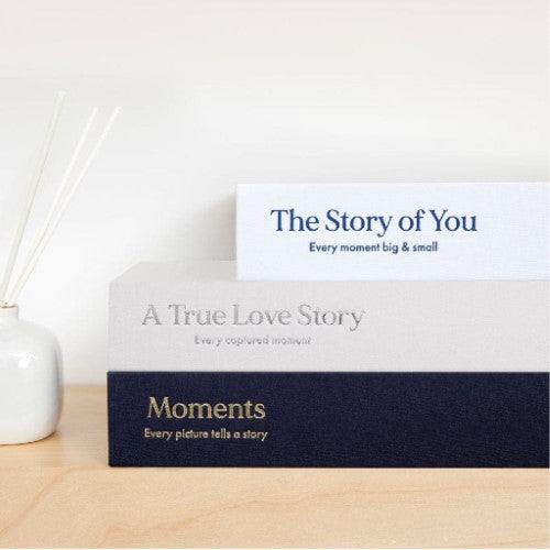 Elegant large photo album featuring archival-quality pages, a textured cloth cover, and a protective box for cherished memories.