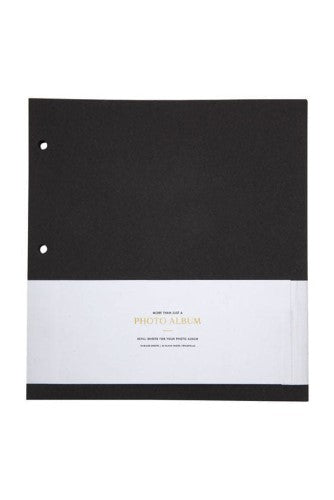 Black drymount photo album refills, pack of 10 sheets, 210x280mm, acid-free for long-lasting photo preservation.