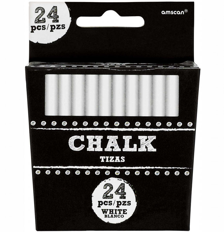 Balloon - White Chalk SticksPrice is for Pack of 24