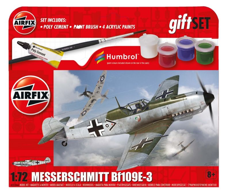 Airfix - 1/72 Messerschmitt Bf109E-3 - A55106A