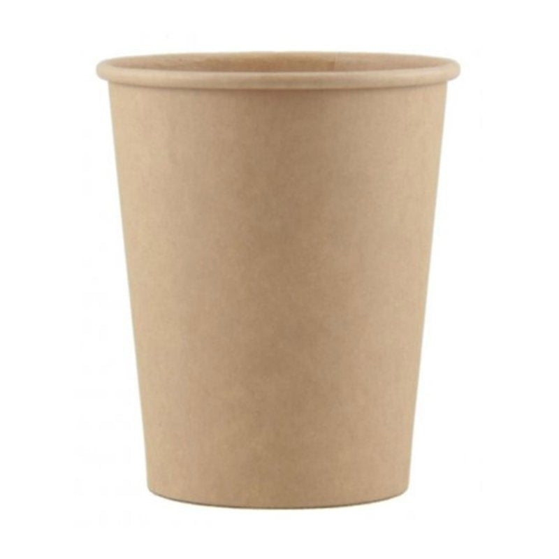 Kraft Paper Cups 9oz / 266ml (Pack Of 12)