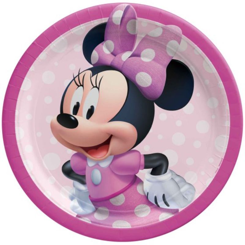"Minnie Mouse Forever 9"" / 23cm Paper Plates - Pack of 8