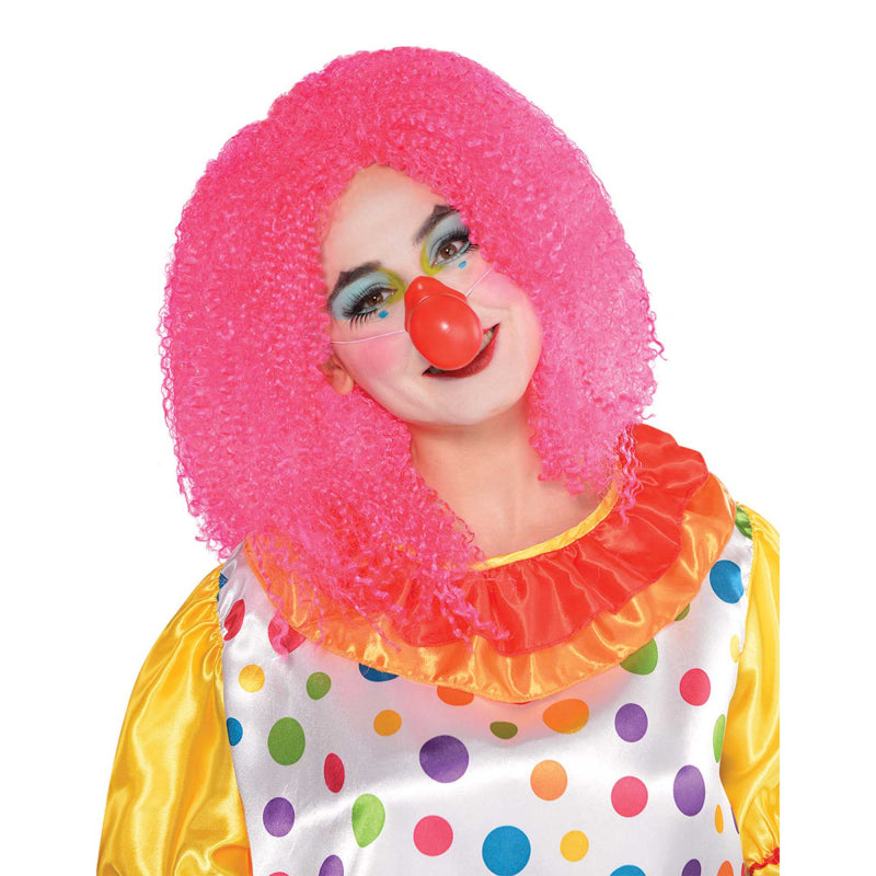 Vibrant clown squeaky nose, a fun accessory for parties and performances, perfect for all ages to bring joy and laughter.