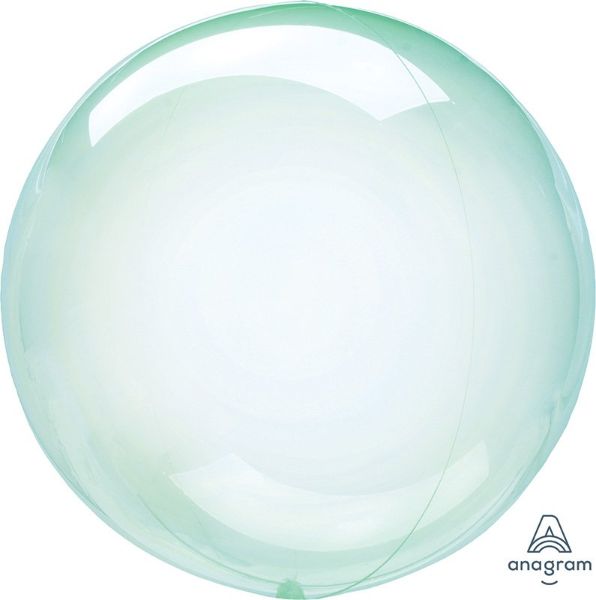 Self-sealing petite green balloon inflates to 12", perfect for party decorations and creating stunning centerpieces.