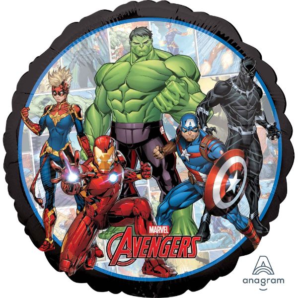 Balloon - 45cm Standard Avengers Marvel Powers Unite