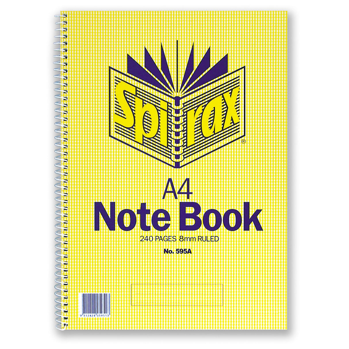 A high-quality A4 notebook with 240 pages, side opening, ruled lines, and a durable cover for note-taking and organizing.