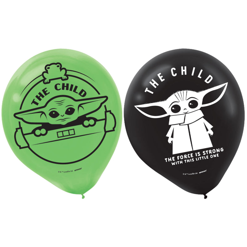 Latex Balloons - The Mandalorian Assorted (30cm) (Pack of 6)