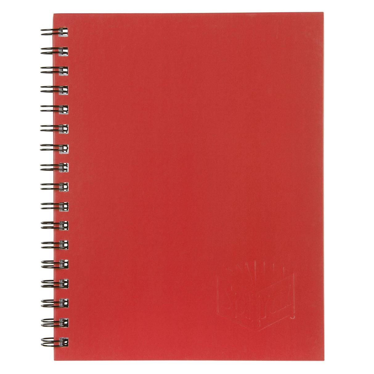 SPIRAX 511 Hard Cover Book in red, 200 pages of smooth paper, 7mm ruled lines, durable binding, perfect for writing and note-taking.