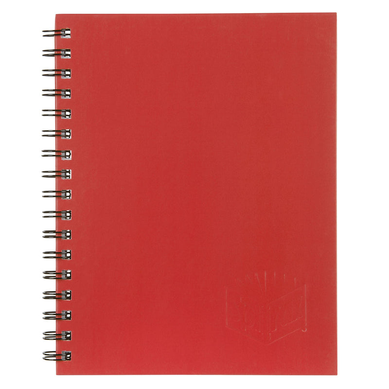 SPIRAX 511 HARD COVER BOOK 225x175mm 200 PAGE RED
