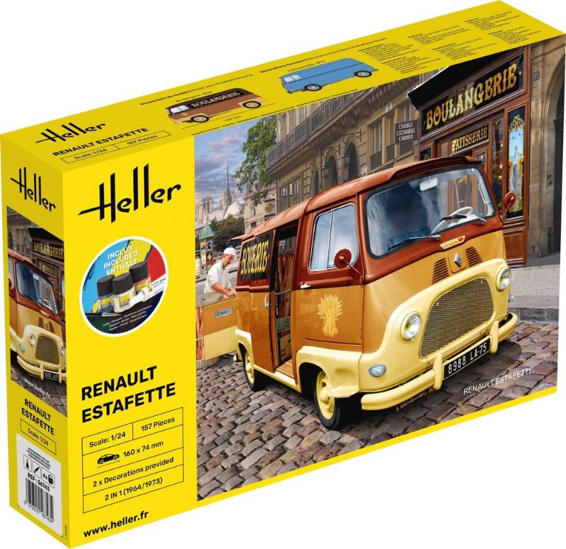 Heller: Starter Kit Renault Estafette Gendarmerie New Mould