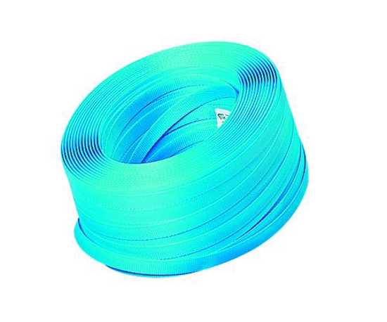 Harveys Blue Polypropylene Builders Strap, 19x0.55mm, 300m roll, flexible, 160 Kg breaking strain, ideal for tie-downs.