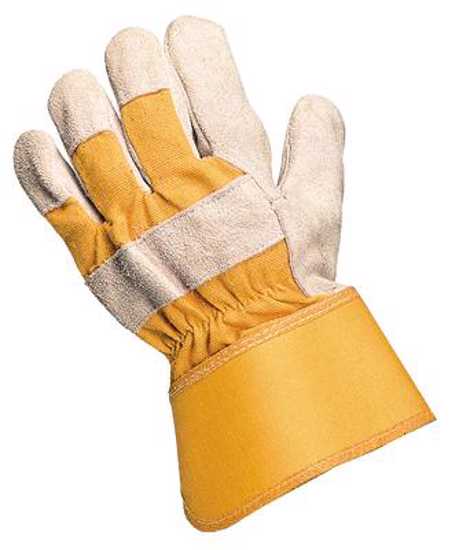 Durable Prosafe Work Gloves in 2XL with split leather palm and fabric back for superior grip and hand protection in demanding tasks.