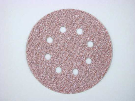 Norton Speed-Grip Disc 80 Grit, 125mm, features durable 8-hole design, quick disc change, and enhanced cutting efficiency for sanding.