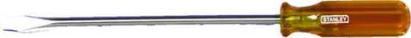 Stanley screwdriver with a durable acetate handle, magnetized tip, and toughened steel for maximum usability and longevity.