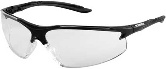 Prosafe Peregrine Clear safety glasses with wrap-around style, anti-fog coating, and medium impact protection for enhanced eye safety.