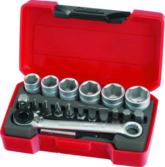 Teng 19pc 1/4DR Metric Socket Set (Each)