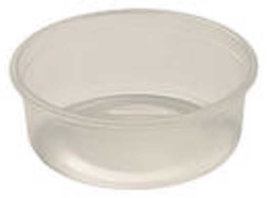 Huhtamaki 280CP Round PP Container, 340ml, versatile food storage, microwave safe, eco-friendly, 50 containers per pack.