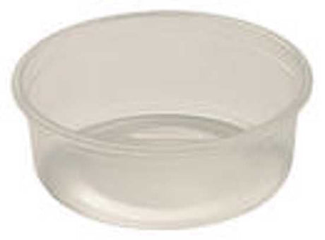 Huhtamaki 280CP Round PP Container, 340ml, versatile food storage, microwave safe, eco-friendly, 50 containers per pack.