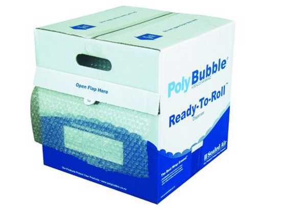 Bubblewrap Sheet Dispenser with 100 premium 300x300mm sheets, offering triple-layer cushioning for fragile item protection.