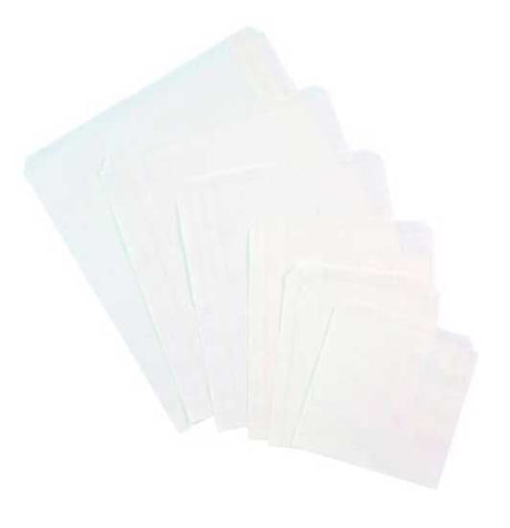 Premium white flat #4 paper bags, 210 x 244mm, pack of 500, eco-friendly, durable, ideal for retail and custom printing.