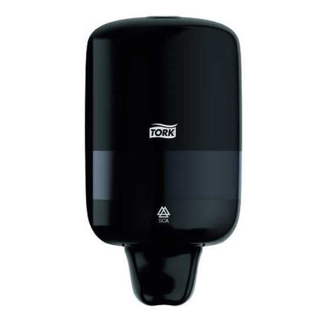 Tork® Mini Liquid Soap Dispenser in sleek design, 475ml capacity, perfect for maintaining hygiene in any washroom.