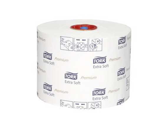 Tork Soft 3Ply Toilet Paper Mid - Size Roll - 70 Metres - Case of 27