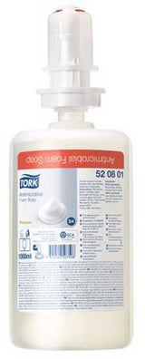 Tork S4 Antimicrobial Foam Soap Refill-1000ml-Order Unit = Each