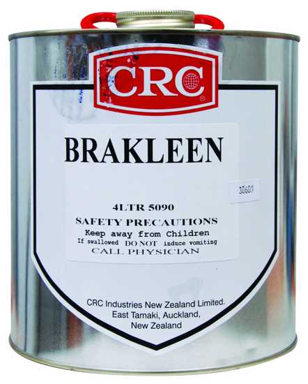 Heavy-duty CRC 5090 Brakleen 4L, a powerful brake cleaner and degreaser for optimal performance without disassembly.