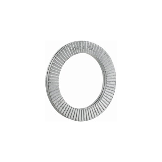 Nordlock Washer Pair NL10, featuring a wedge-lock design for secure bolted connections, ideal for industrial and construction use.