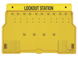 Master Lock 1483B Covered Lockout Station-Wall Mounted-10 Locks Capacity (Each)