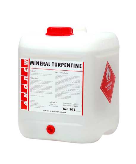 Andrew Mineral Turpentine-20L (Each)