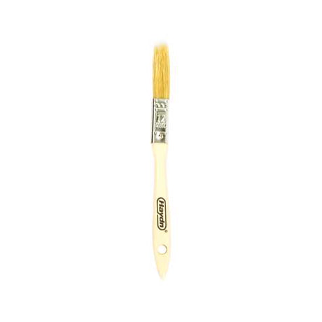 Haydn Chip Brush 12mm featuring a wooden handle, disposable design, ideal for epoxy and adhesive applications.