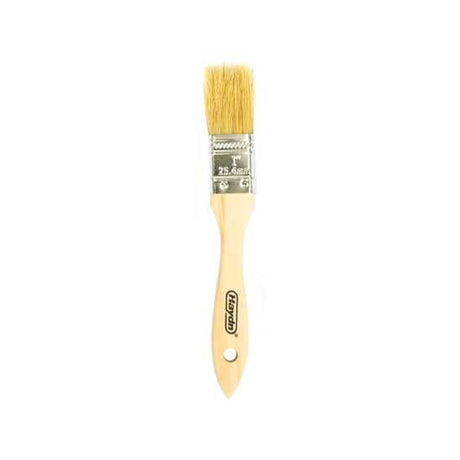 Haydn 25mm chip brush with pure bristle bristles and ergonomic wood handle for precise adhesive and sealant applications.