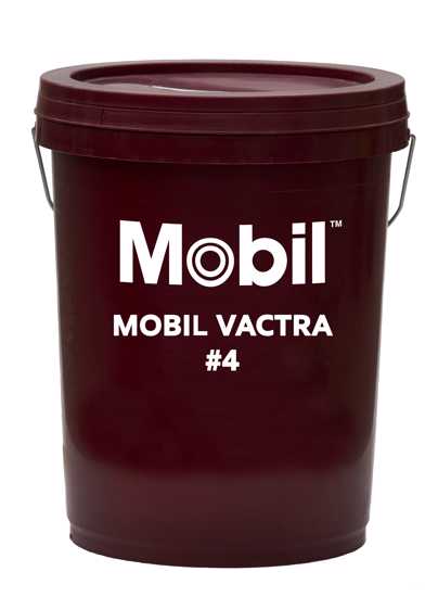 Mobil Vactra #4 (20L) pail - premium slide way lubricant for precision machine tools, enhancing performance and reducing wear.