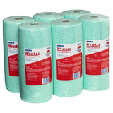 Wypall Regular Duty Cleaning Cloth Green-34cm x 45m-6 Cloths (Carton)