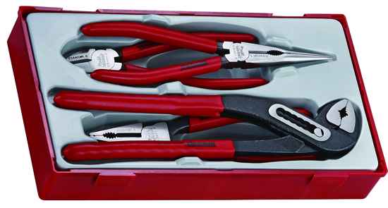 Teng 4pc MB Vinyl Grip Plier Set - TC-Tray (Each)