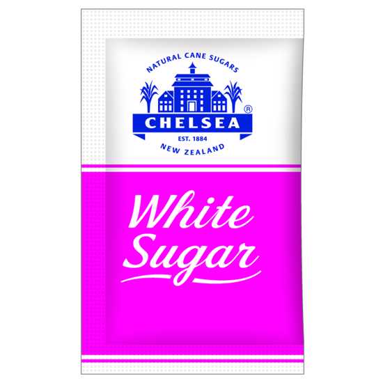 Chelsea White Sugar Sachets 3g 2000 Case (Case)