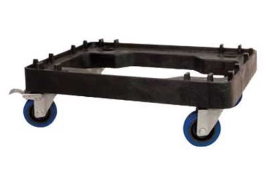Enviro Heavy Duty Skate in black, designed for 600kg loads, featuring durable castors and brakes for safe, efficient transport.