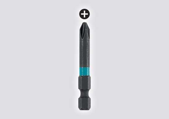 Makita ImpactX Phillips #1 Power Bit 50mm 2PK (Each)