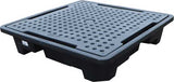Controlco 4 Drum Spill Pallet for safe, compliant storage of up to 4 x 200L drums; lightweight, portable, with a 250L sump capacity.